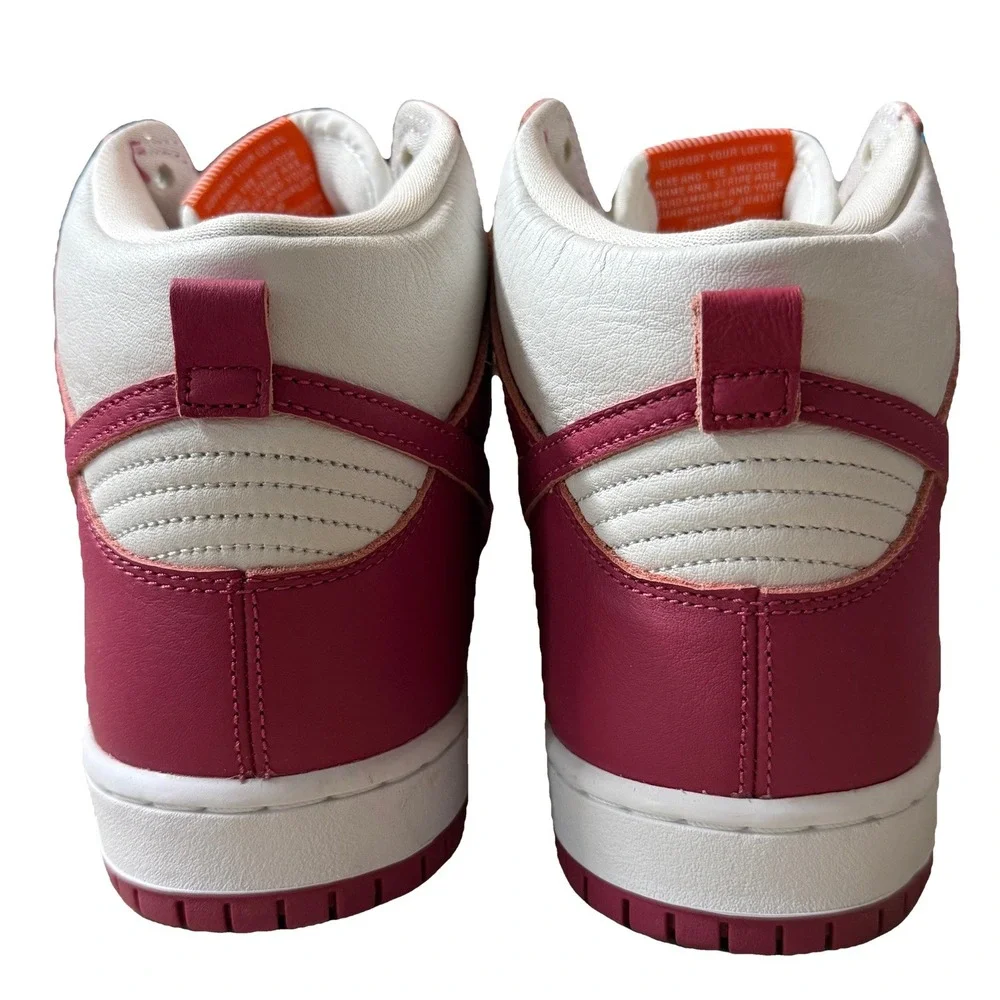 Nike SB Dunk High Pro ISO Sweet Beet White |  DQ4485-600 Men's Size 10.5
